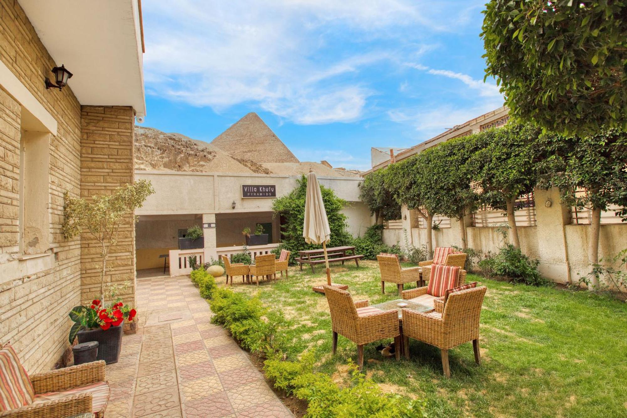 Villa Khufu Pyramids Hotel Kafret el-Gabal Exterior photo